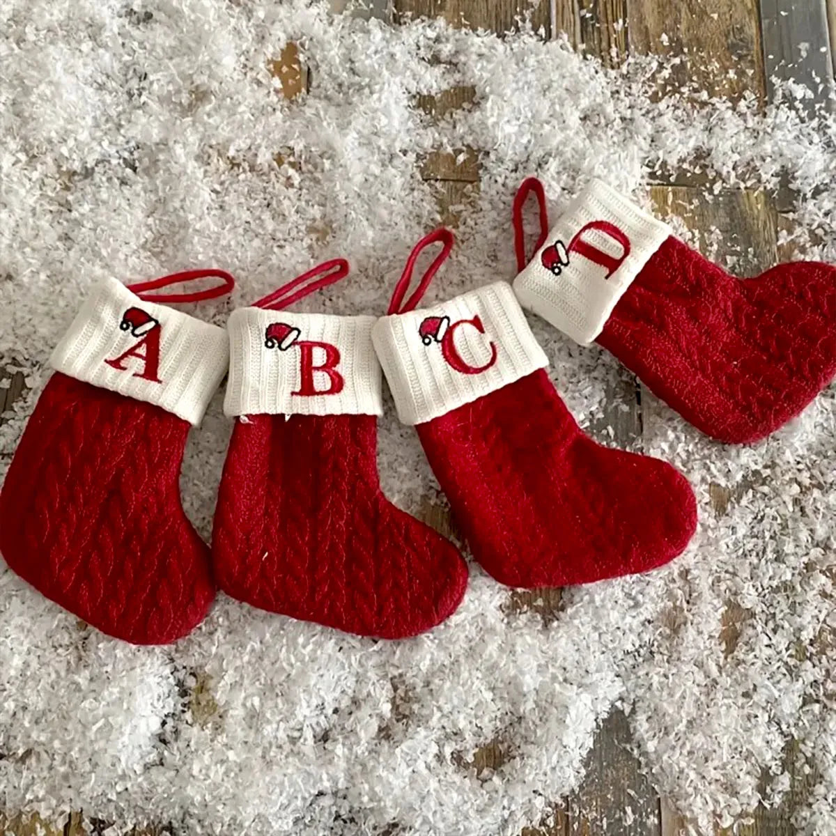 Christmas Letters Stocking Decor For Home