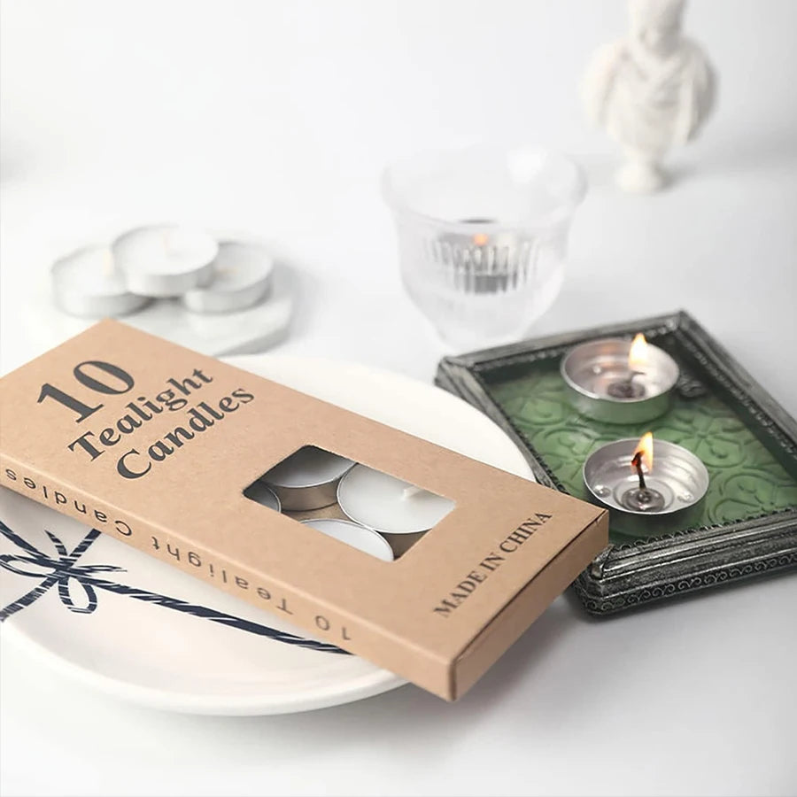 10/50 small sized candles for parties and home decoration wishing parties, extending burning time by 2 hours