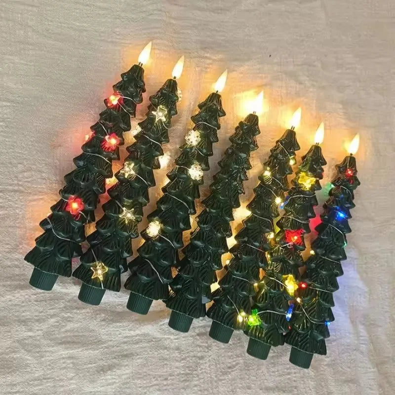 Led Electronic Candle Light | Christmas Tree Candle