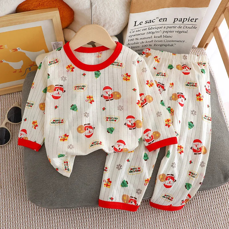 Toddler Baby Christmas Pajamas Sets 0-6Y Kids
