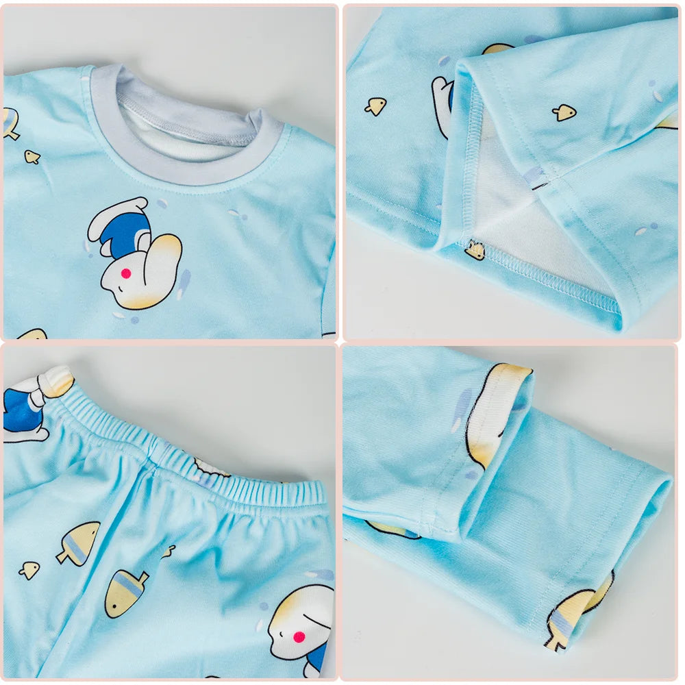 Children Cotton Pyjama 2Pcs Set