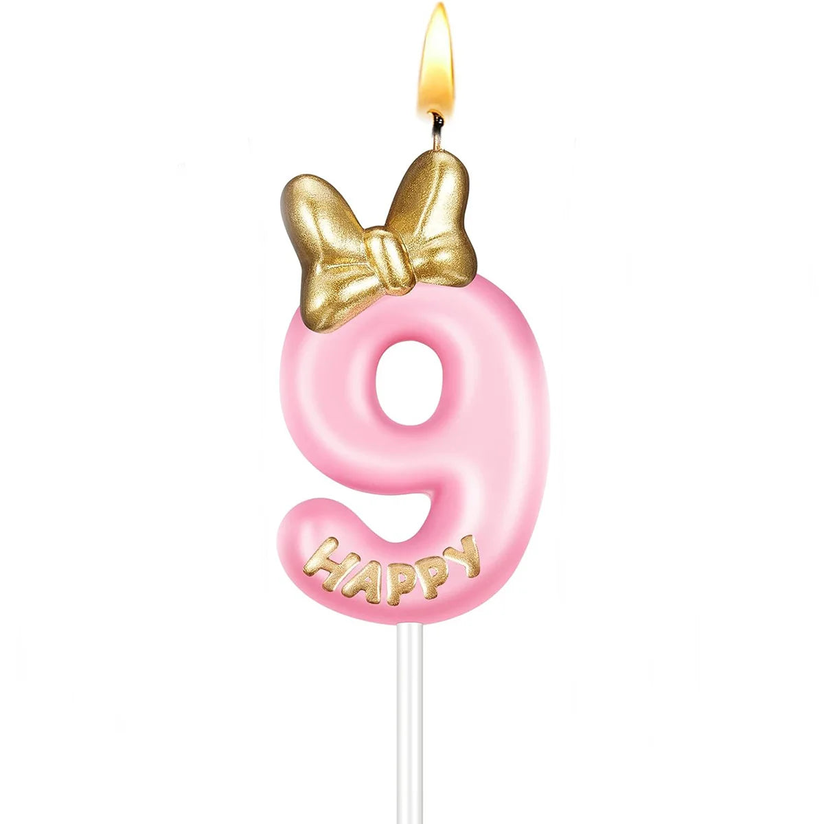 Pink Birthday Candle