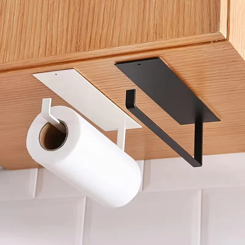 Kitchen Carbon Steel Paper Towel Holder