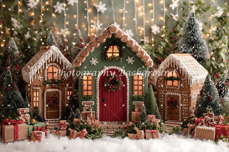High Quality Christmas House backgrounds for photographs | House Decorations