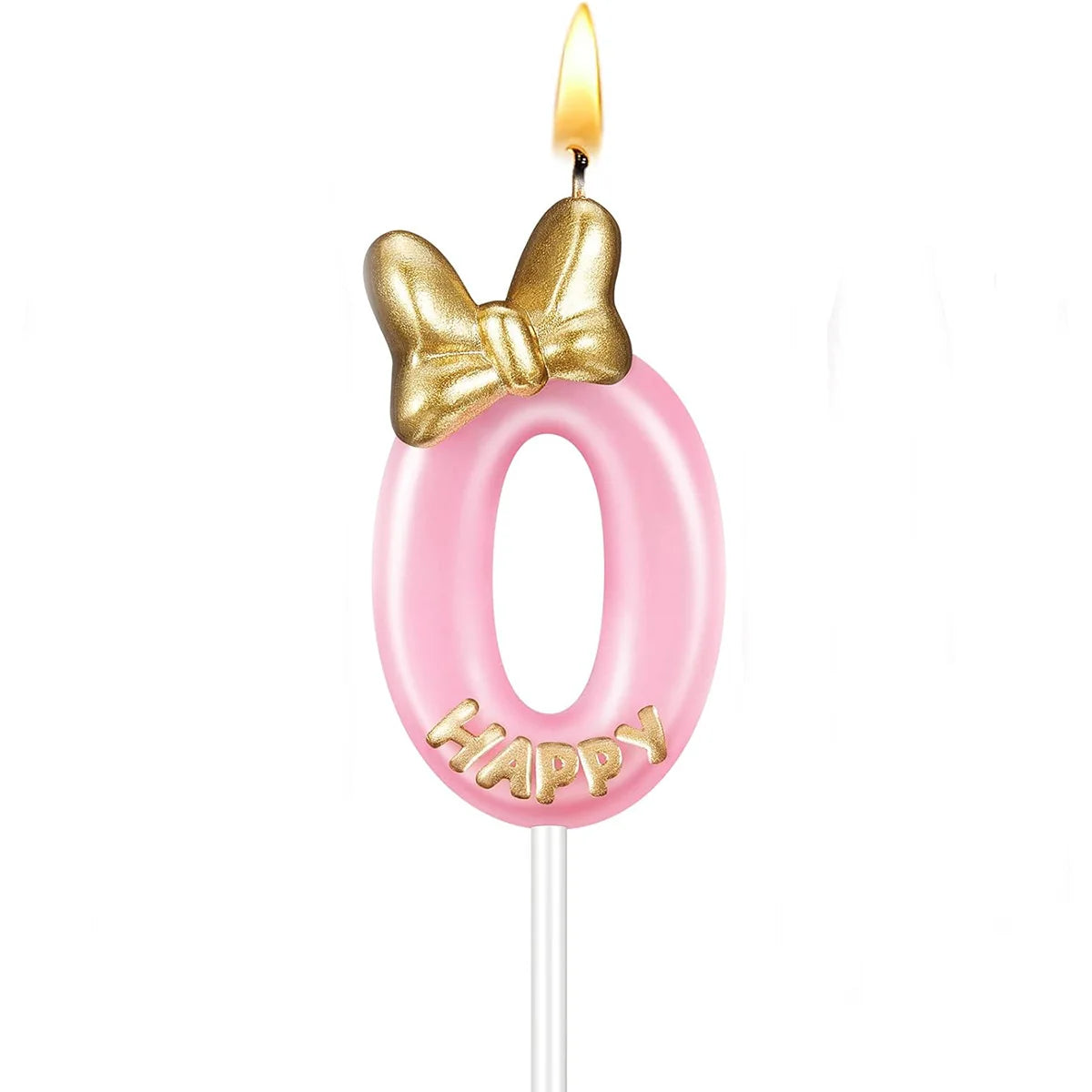 Pink Birthday Candle