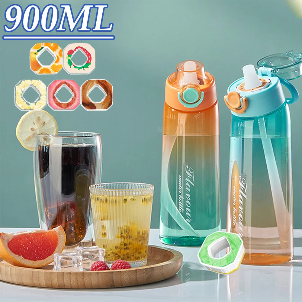 Product Description – 900ML Sports Water Bottle with Straw and Grip Lid