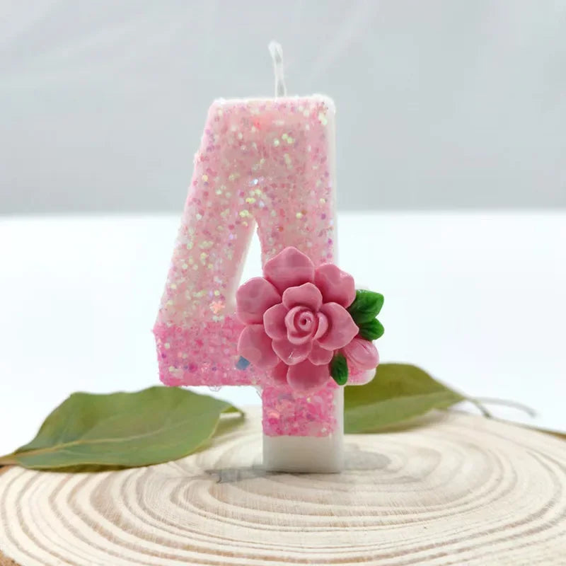 Number Birthday Candle Decoration
