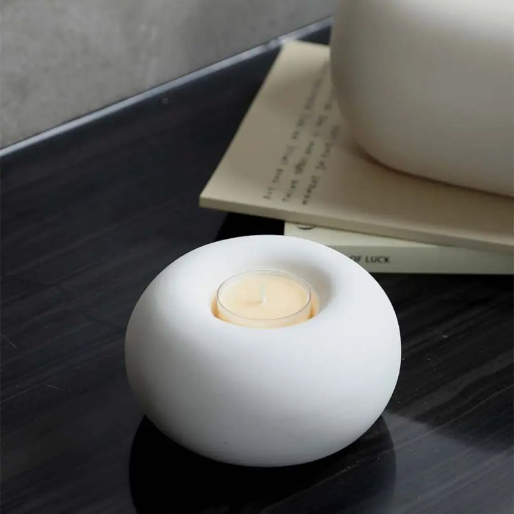 Ceramic Candle Holder | Modern Decorative