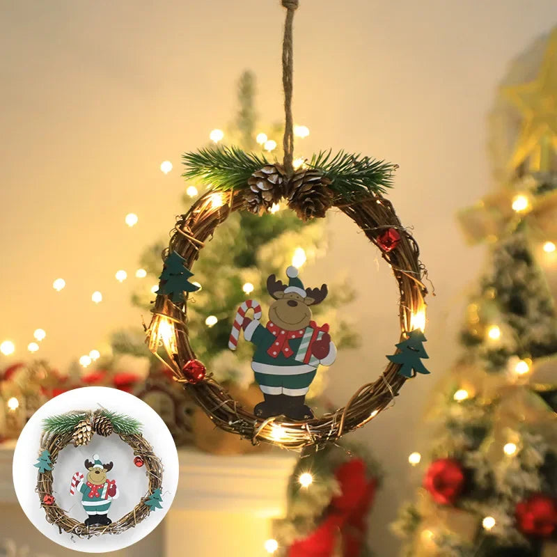 LED Christmas garland decorative light string