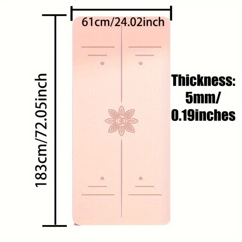 TPE Non-slip Yoga - Pilates Training Mat