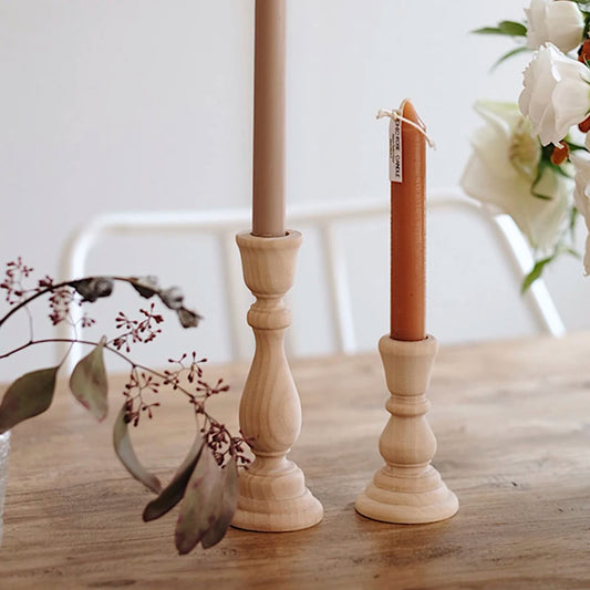 Wooden Candle Holders | Living Room Decorations
