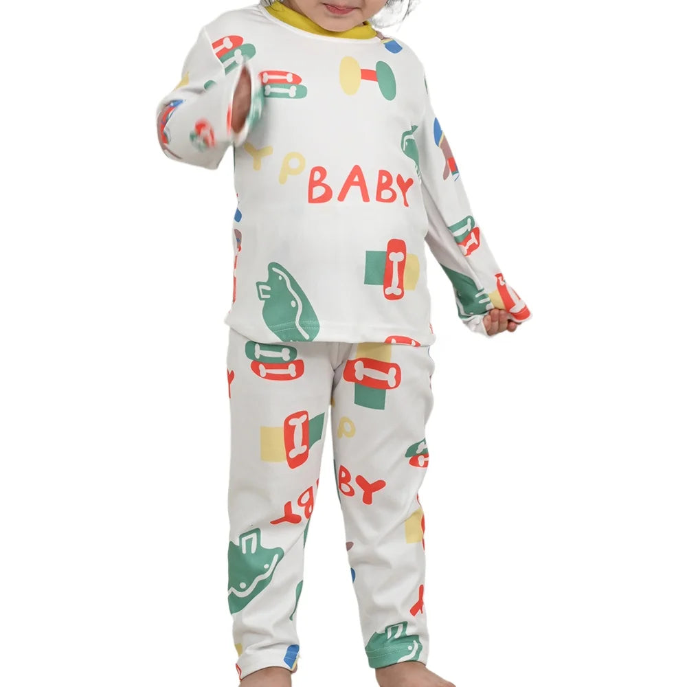 Children Cotton Pyjama 2Pcs Set