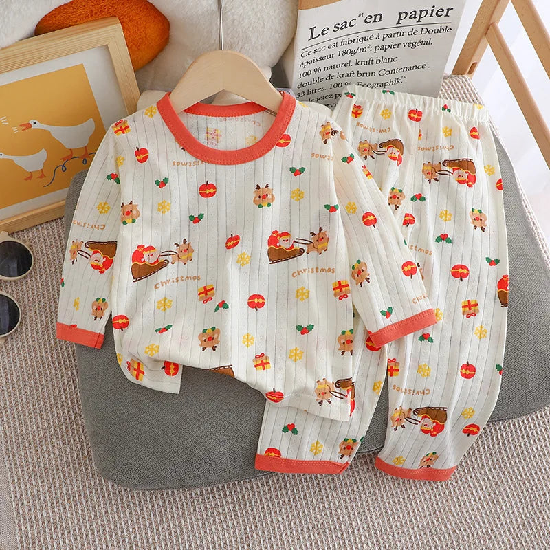 Toddler Baby Christmas Pajamas Sets 0-6Y Kids