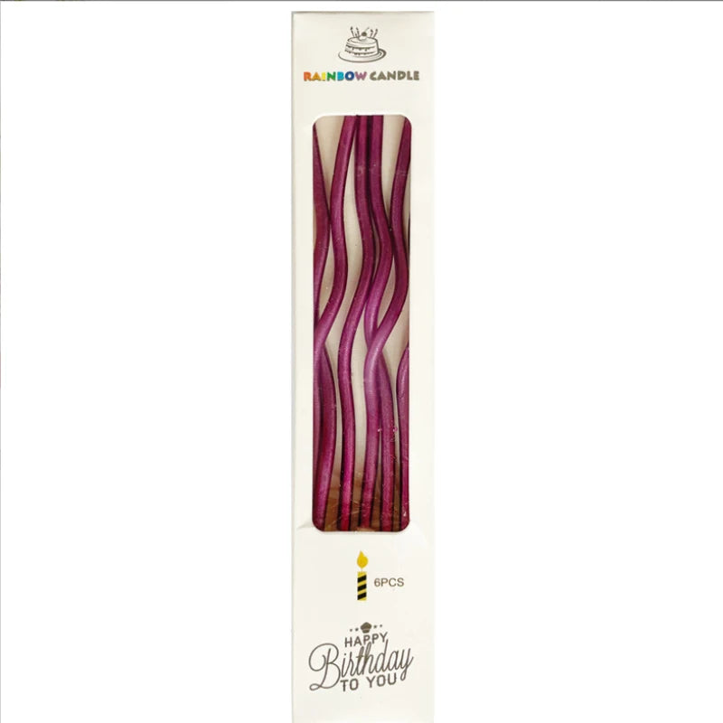 Curved Birthday Cake Candles