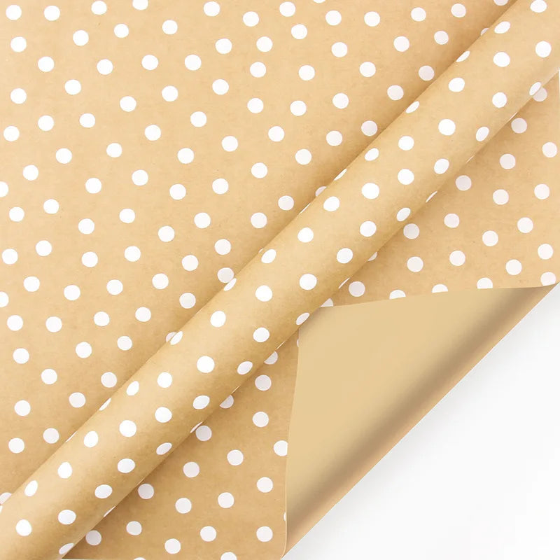 Christmas Gift Paper Roll Brown | Decorative Wrapping Paper Kraft