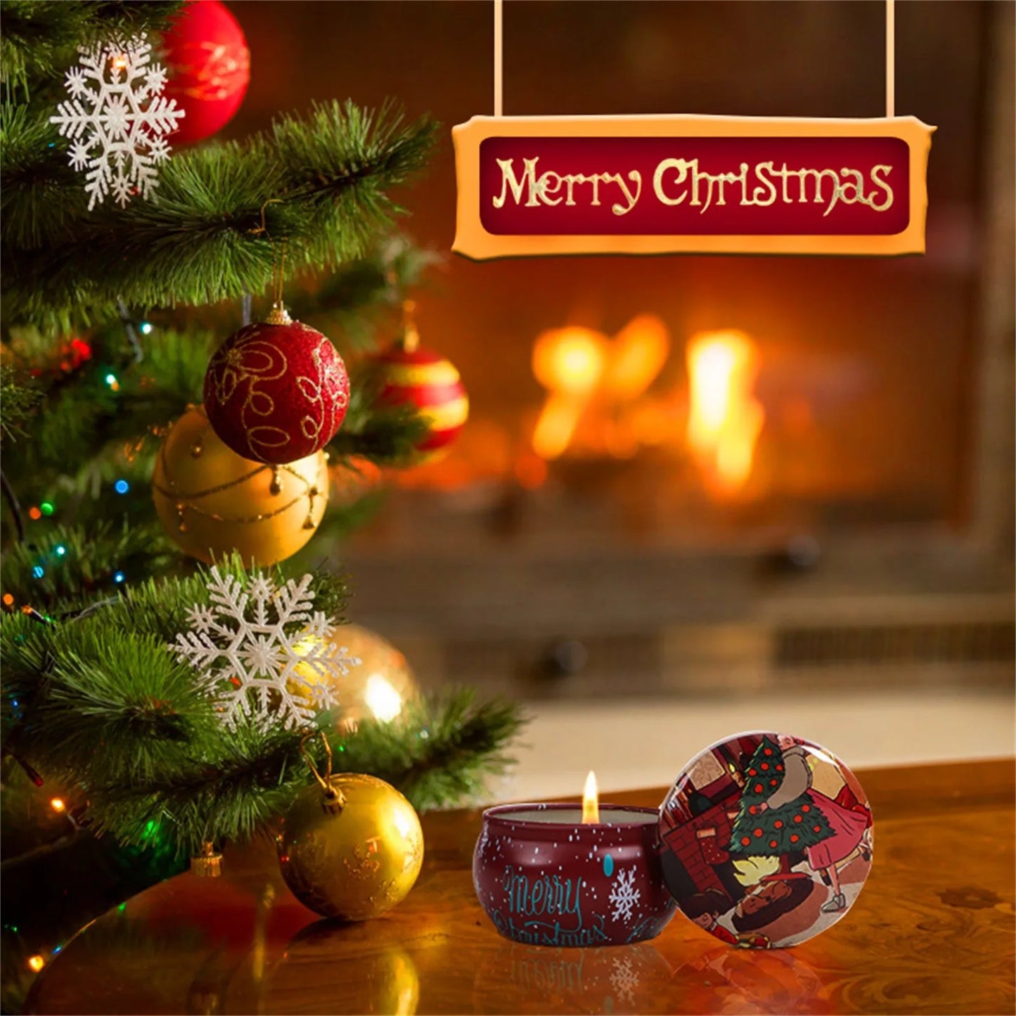 Christmas Candle Gift Set