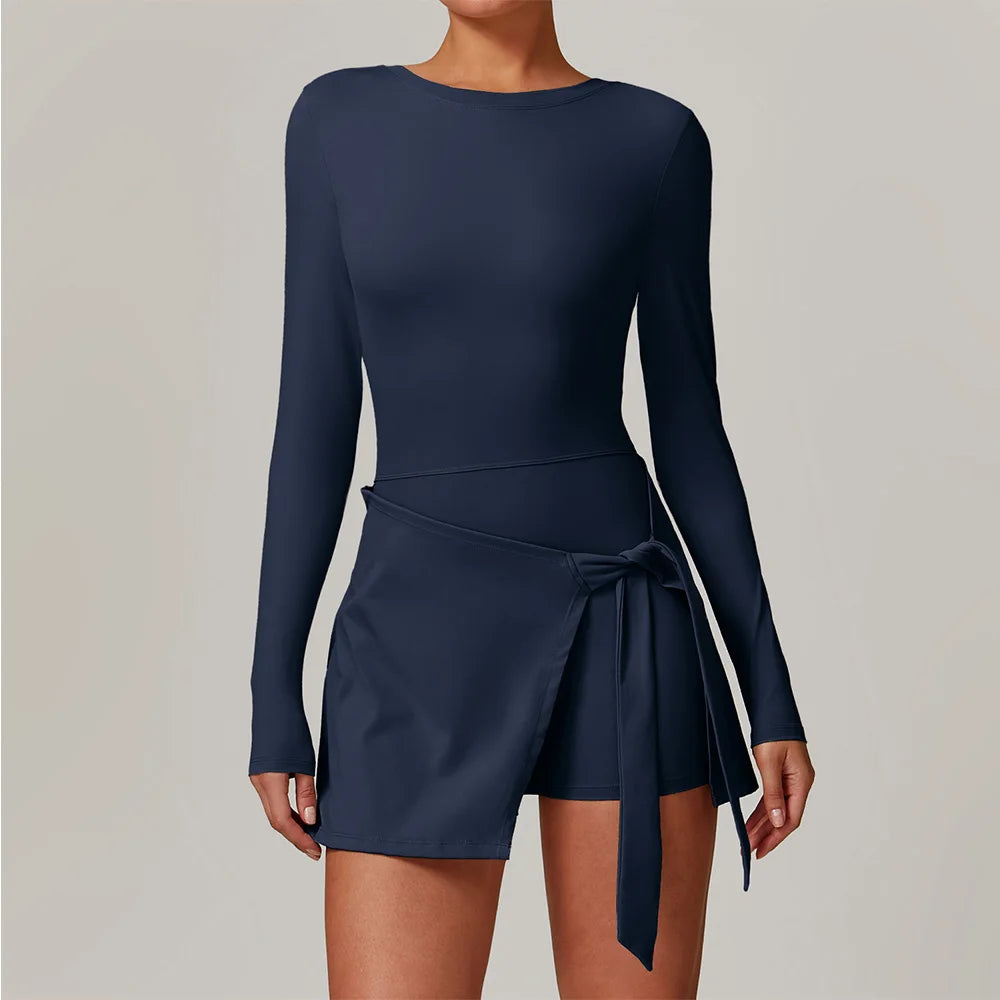Sports Jumpsuit Long Sleeved