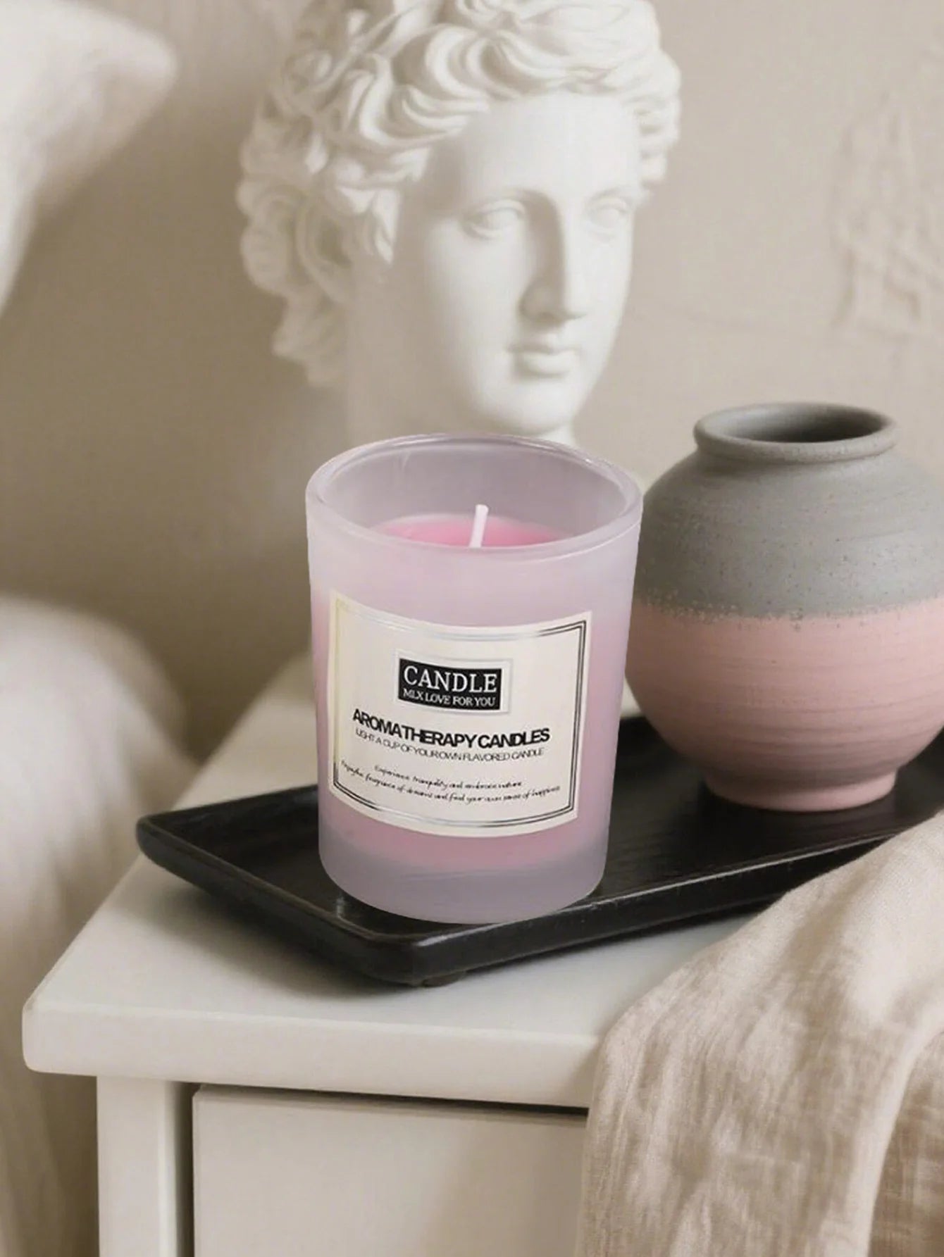 Christmas scented candles, long-burning soy candles