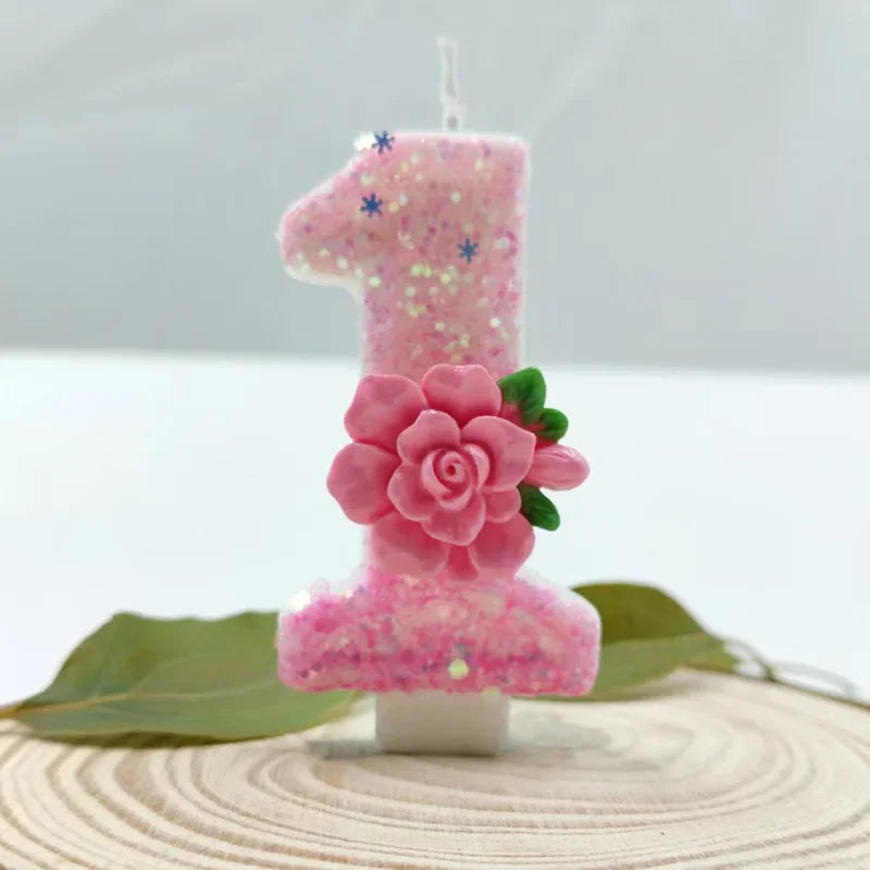 Number Birthday Candle Decoration
