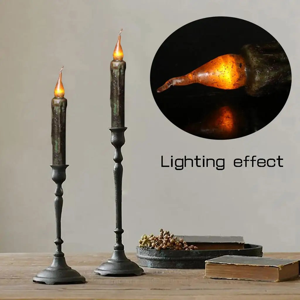 17cm LED Flameless Wax Candle Battery Operated