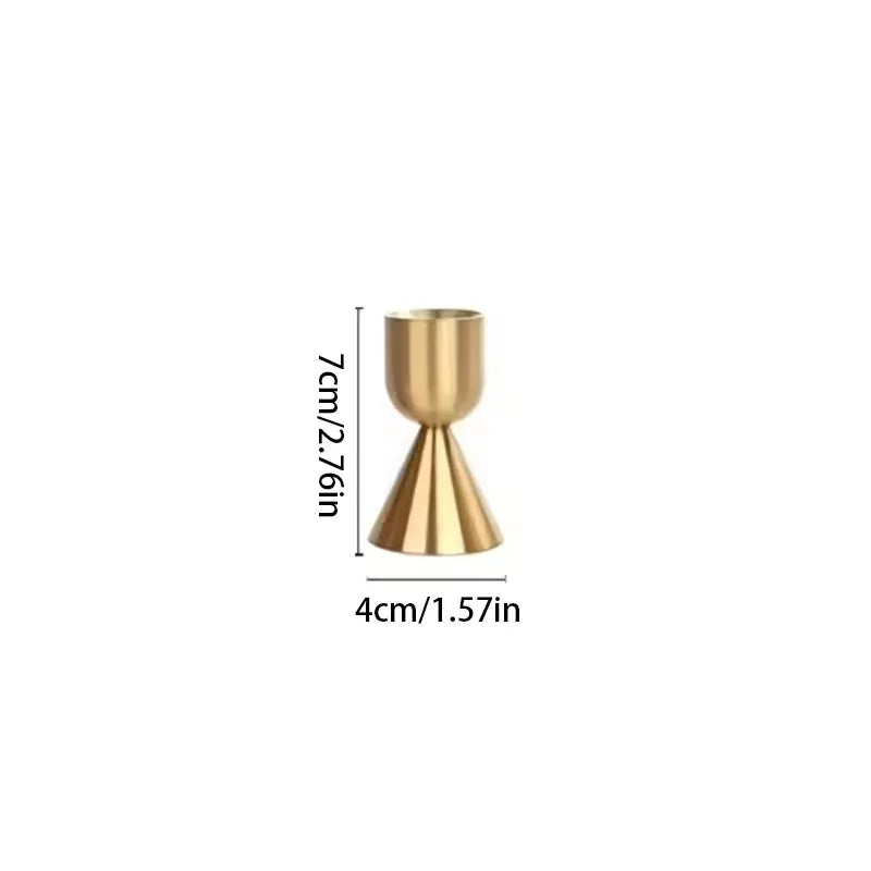 Luxury Golden Color Metal Candle Holders