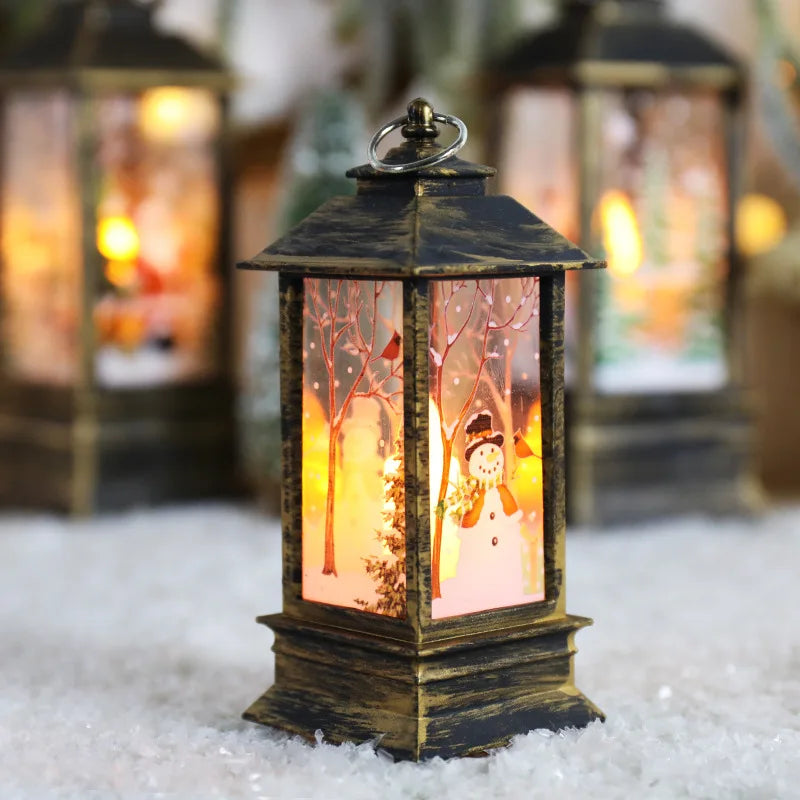 Christmas Candelabra Lamps Decoration