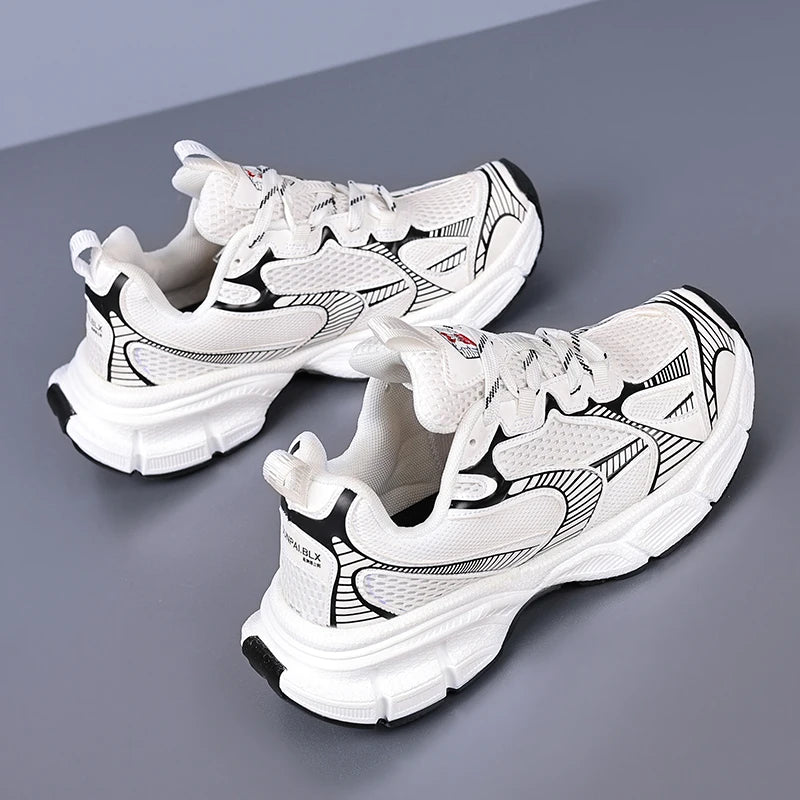 Unisex Lightweight Breathable Sneakers – Anti-Slip Outdoor Running & Walking Sports Shoes