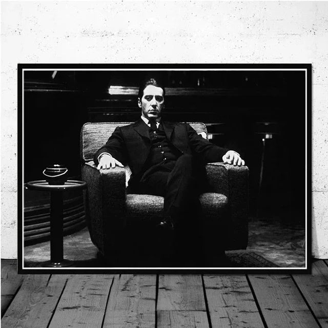 Classic Gangster Movie Actor Wall Art Pictures | Home Decoration