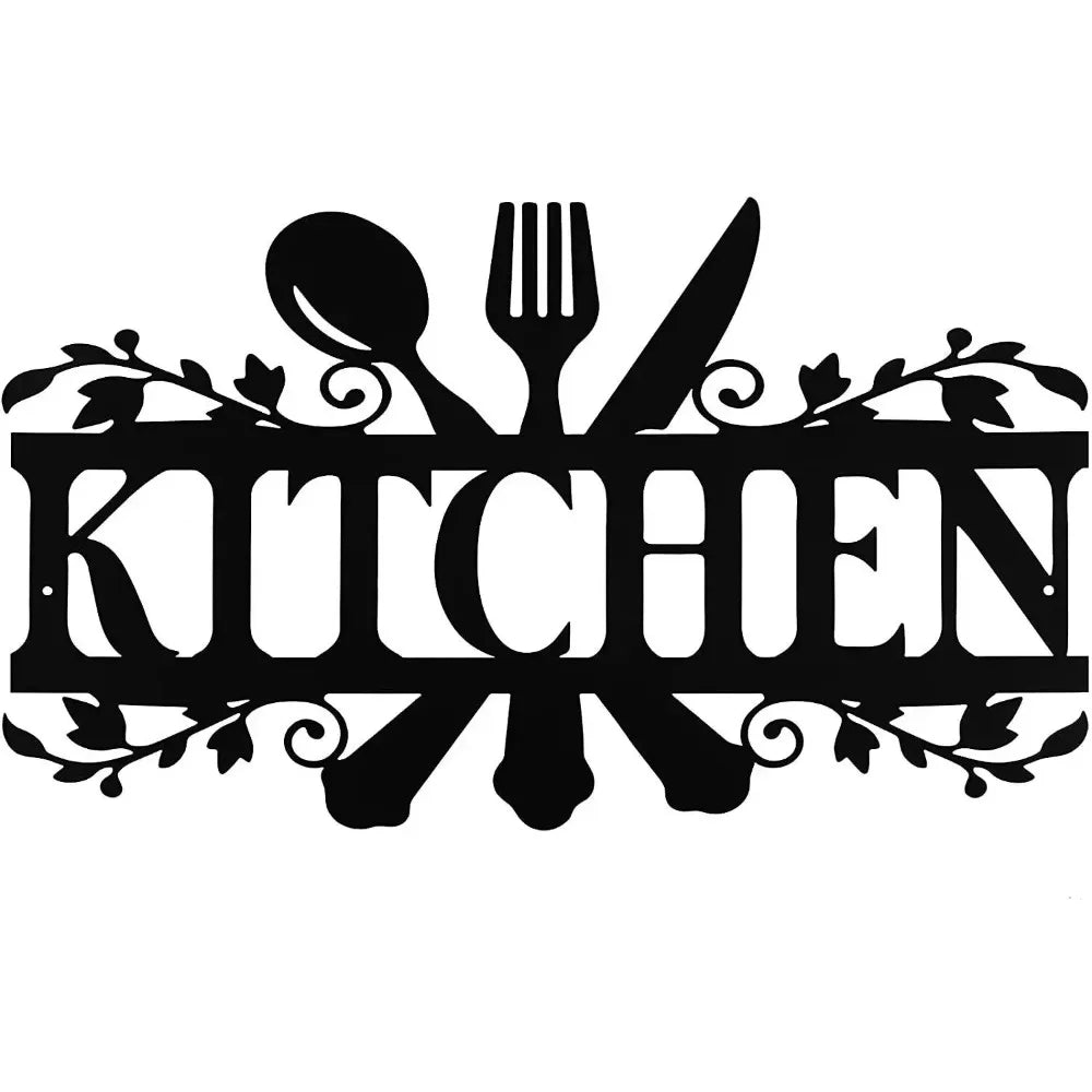 Kitchen Metal Wall Decor
