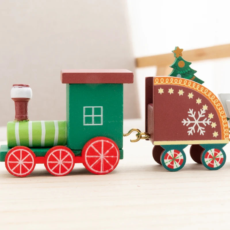 Christmas Wooden Train