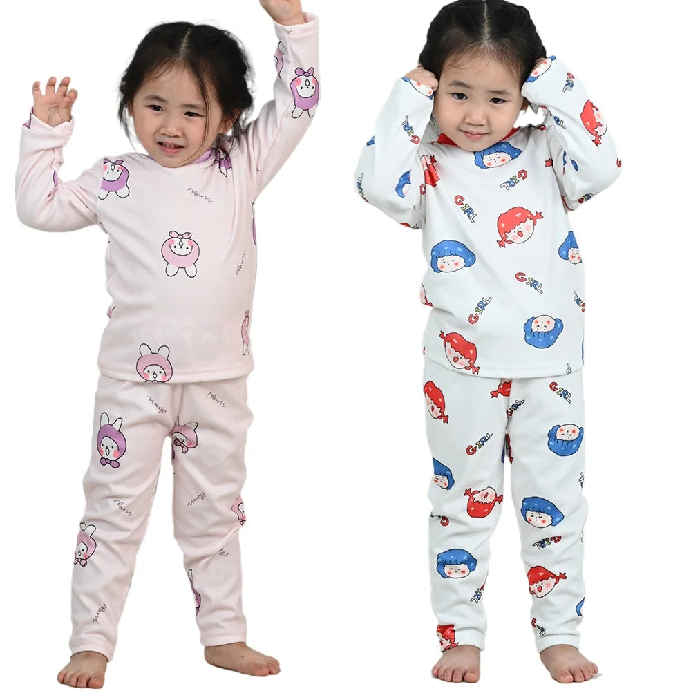 Children Cotton Pyjama 2Pcs Set
