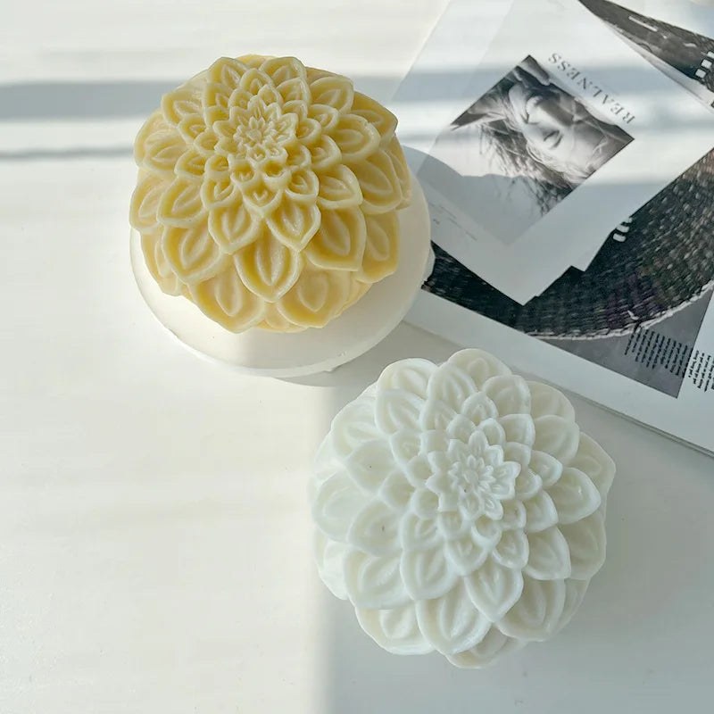 Flower Ball Candle Decoration Mold DIY Aromatherapy Candle Mould