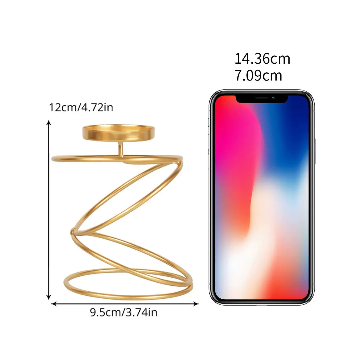 Luxury Style Metal Candle Holder