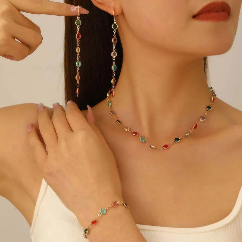 Crystal Jewellery Set