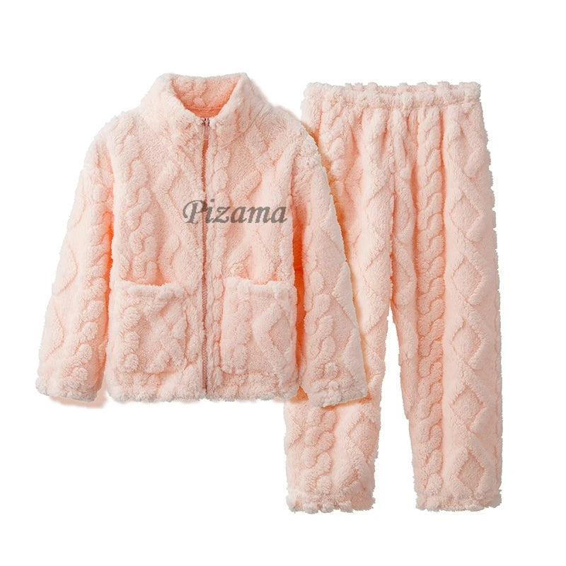 Winter Warm Pyjama Sets Kids Clothing Sets