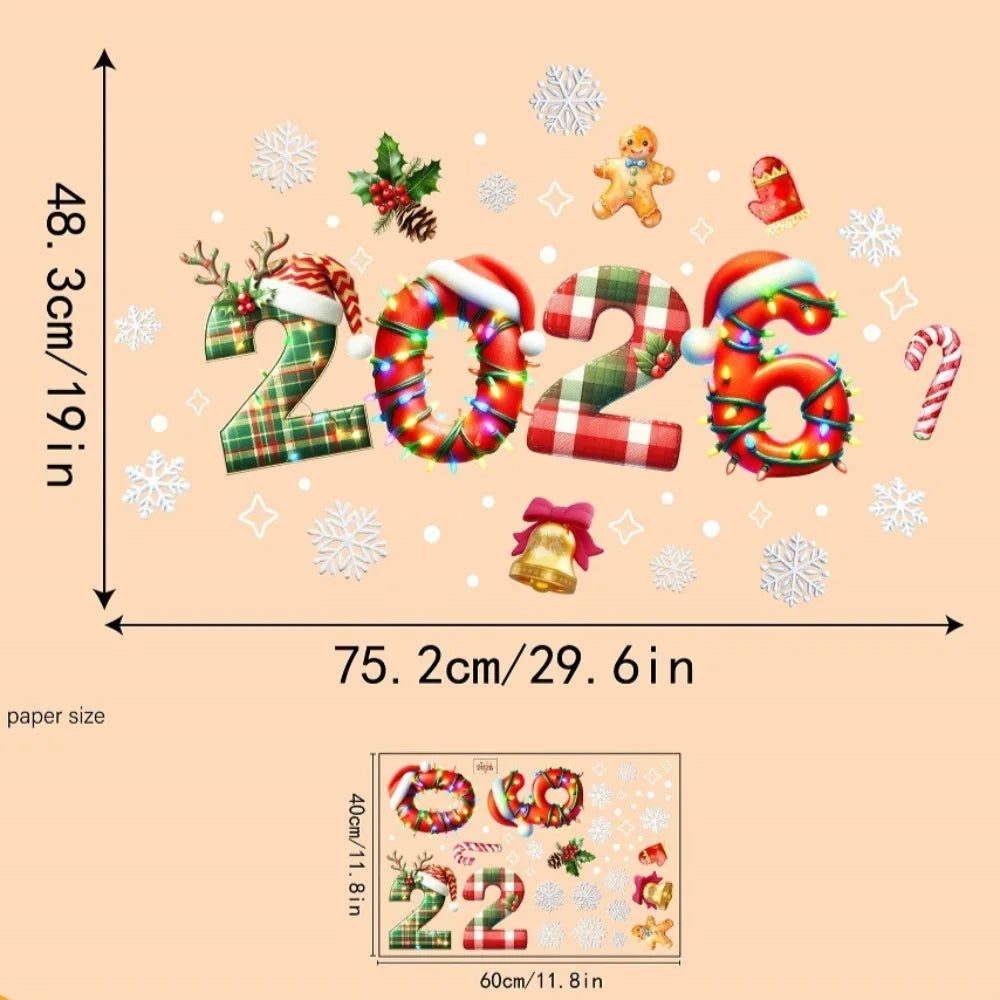 Christmas Window Stickers | Christmas Wall Sticker