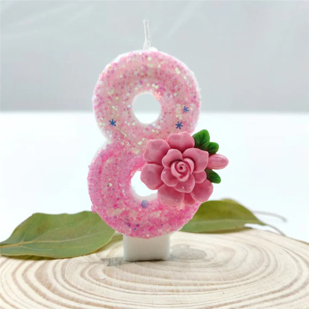 Number Birthday Candle Decoration