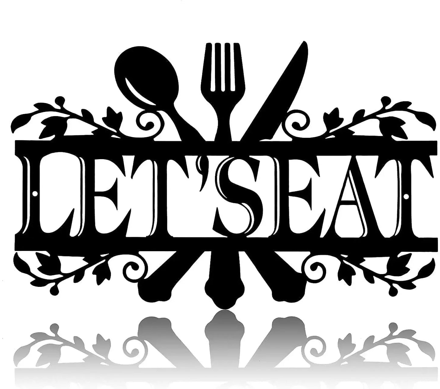 Kitchen Metal Wall Decor