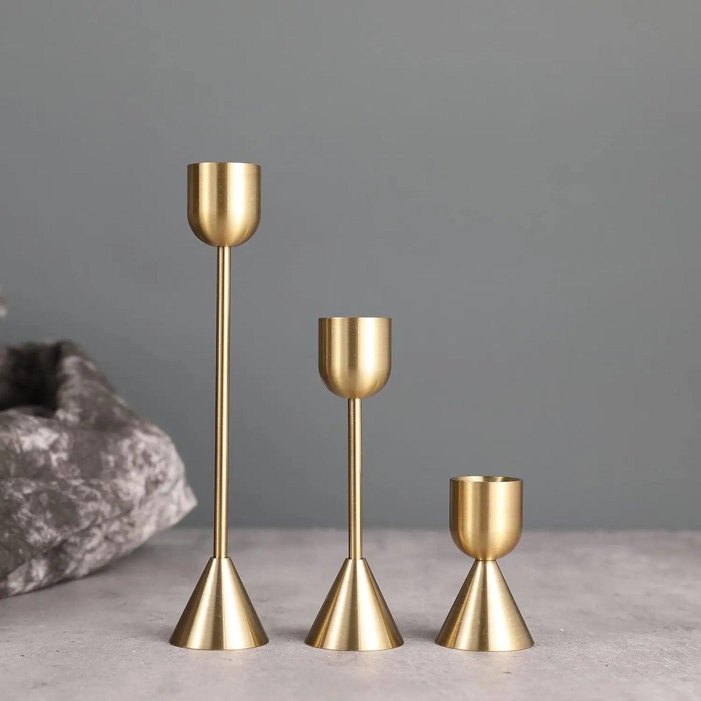 Luxury Golden Color Metal Candle Holders