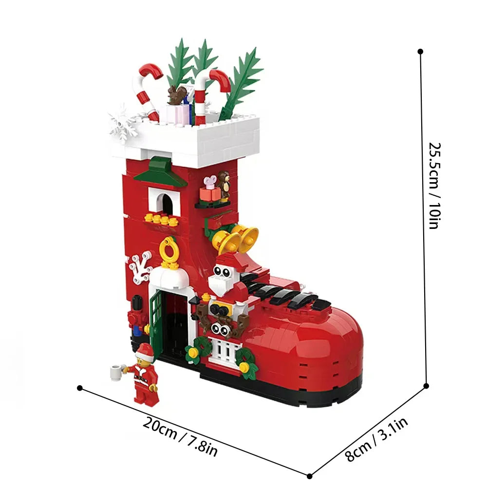 Christmas Shoes Model Building Blocks | Toy Gift Girls Boys Kids 779PCS
