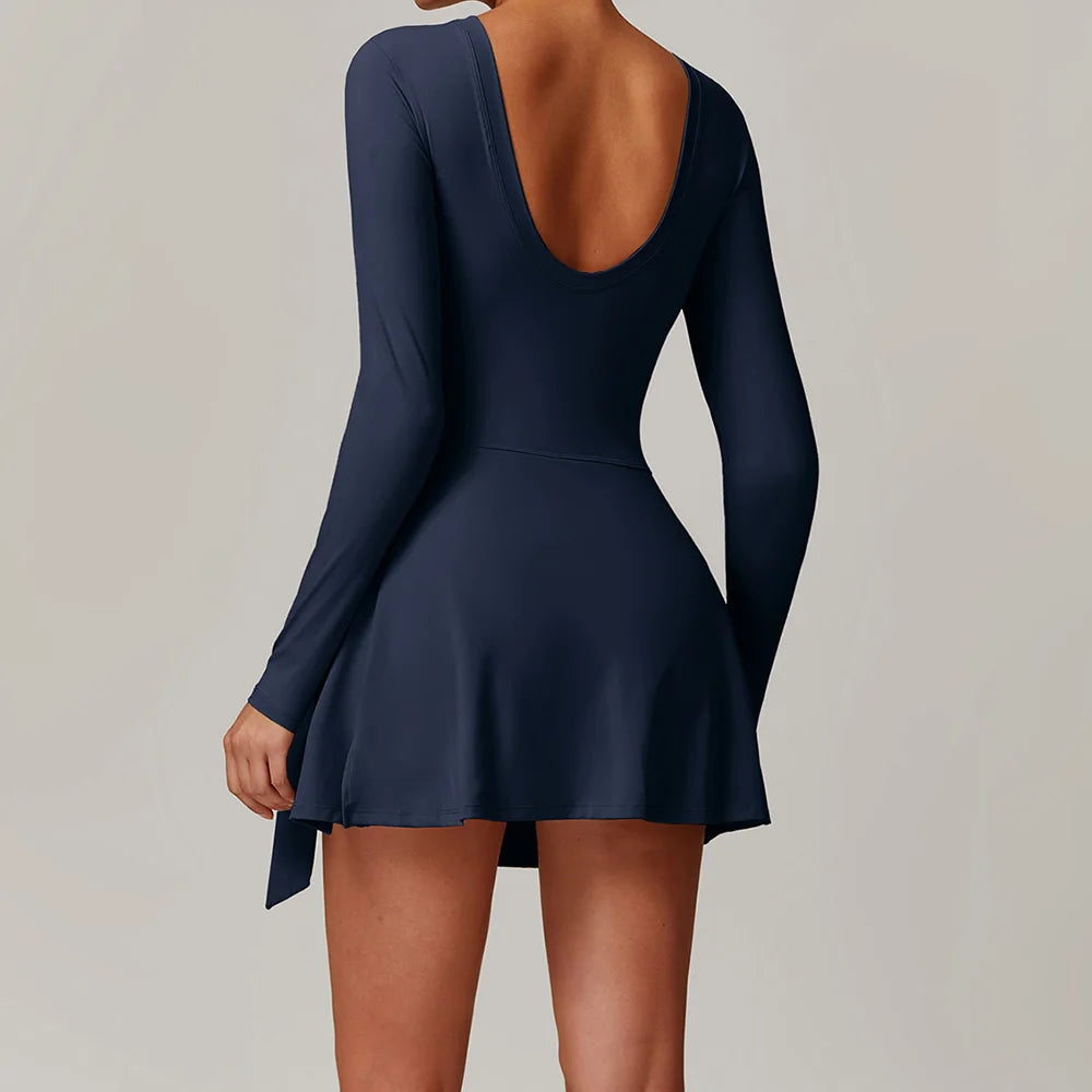 Sports Jumpsuit Long Sleeved
