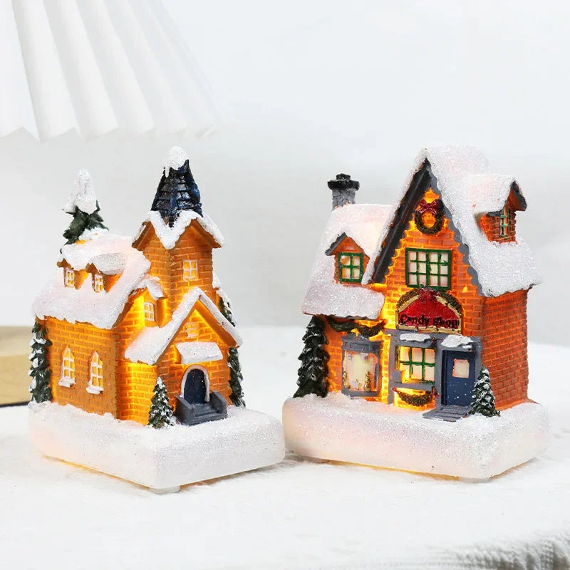 Christmas Decoration LED Snow House