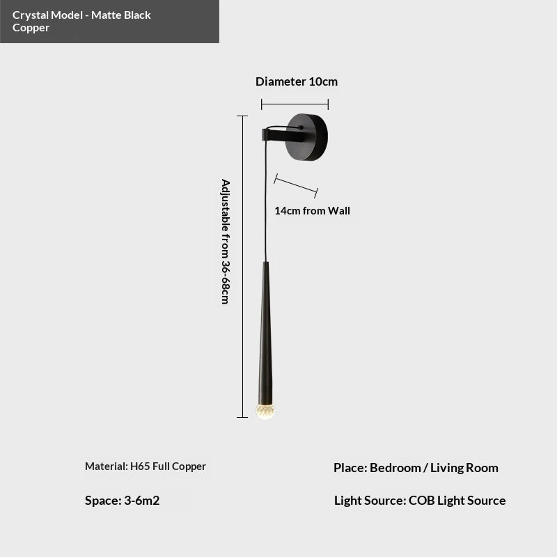 Minimalist Pendant Wall Lamp