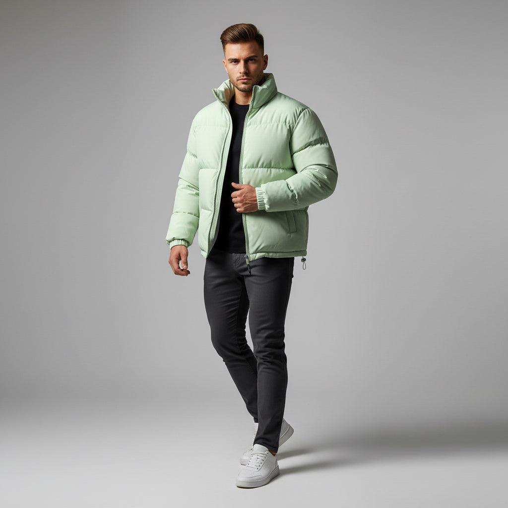 Thick Warm Down Casual Loose Cotton Padded Jacket Couple