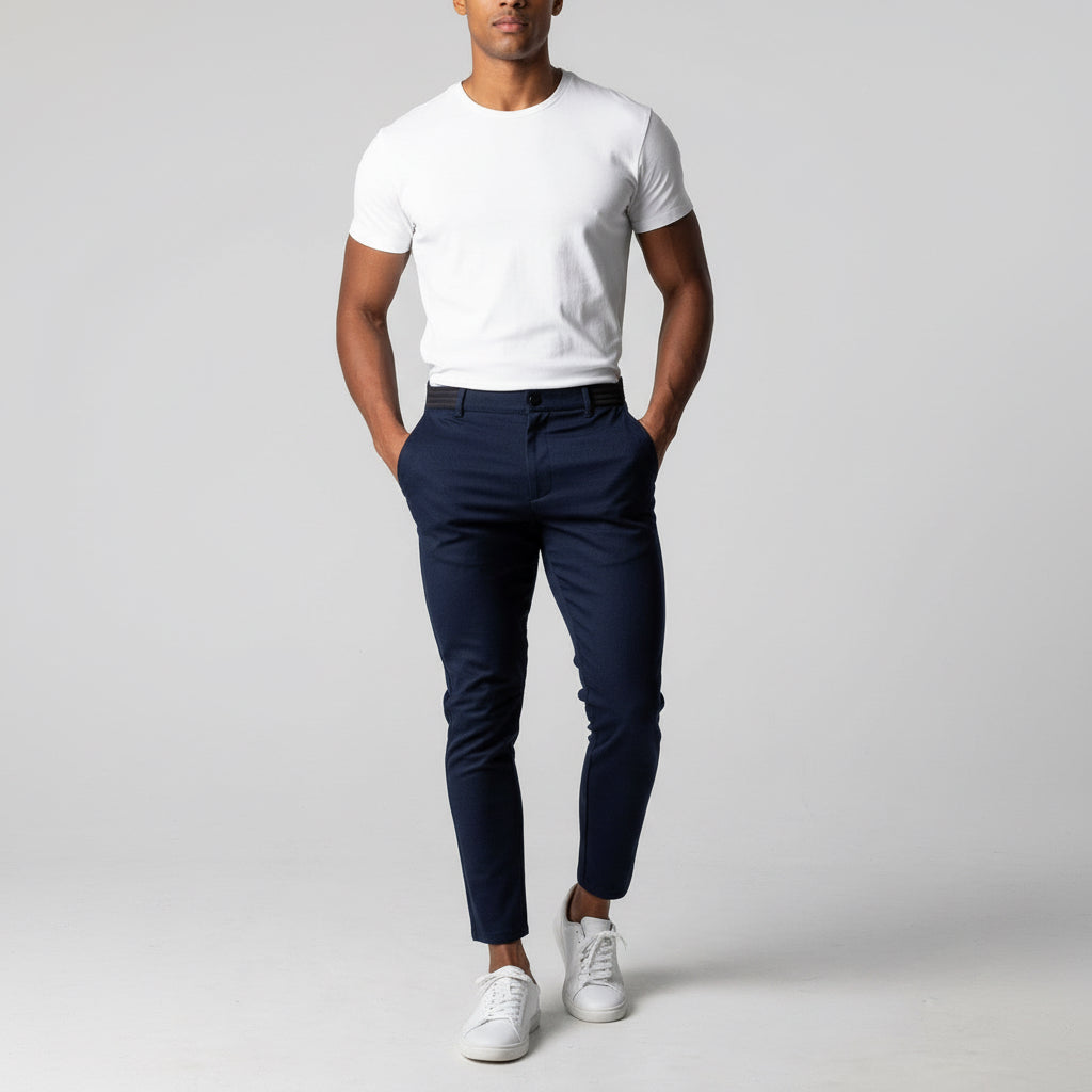 Men's Clothing Japanese Style Youth Business All-match Cotton Trousers