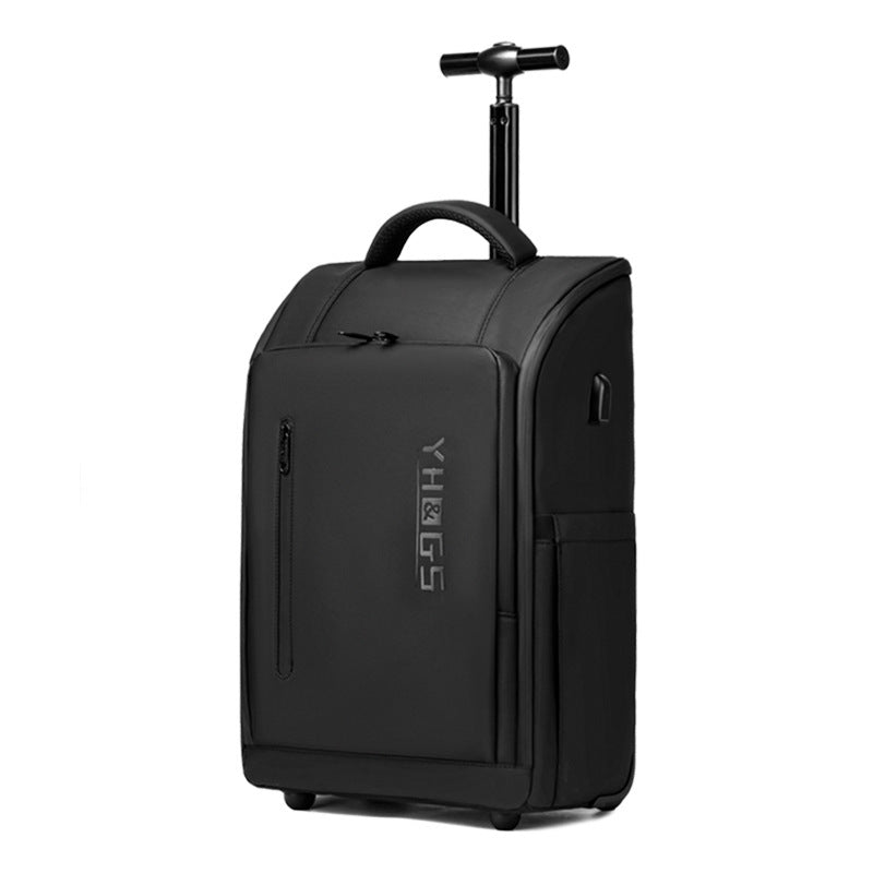 Trolley Backpack Double-shoulder Travel Ultra Light Draw-bar Luggage