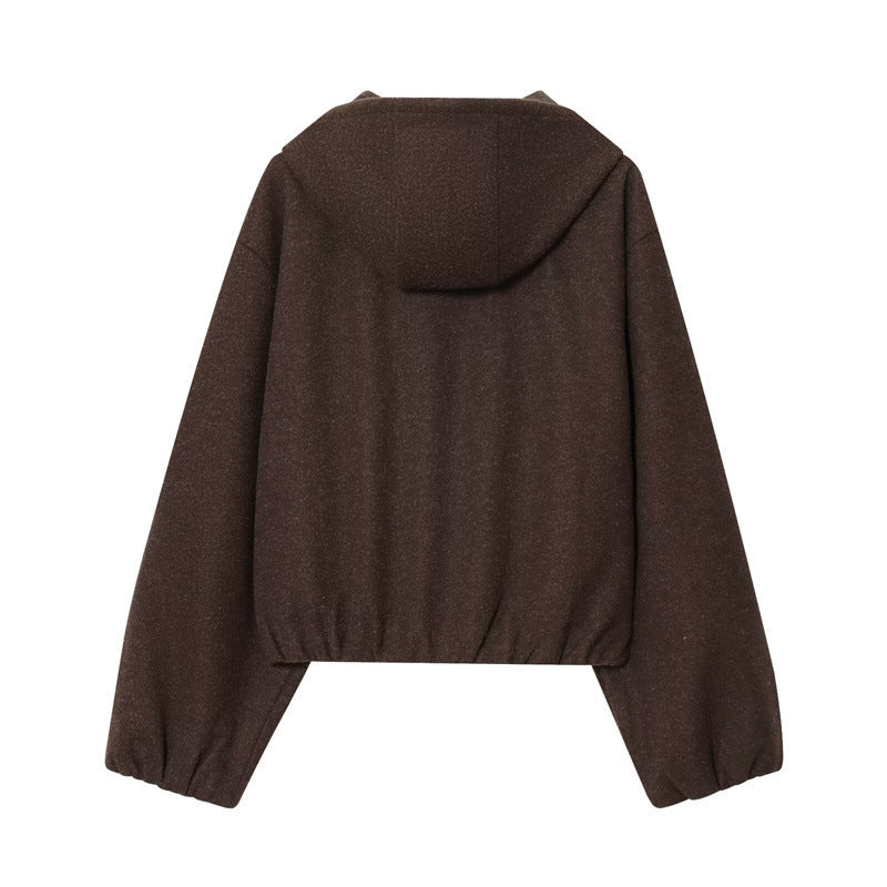 Hooded Jacket Casual Coat