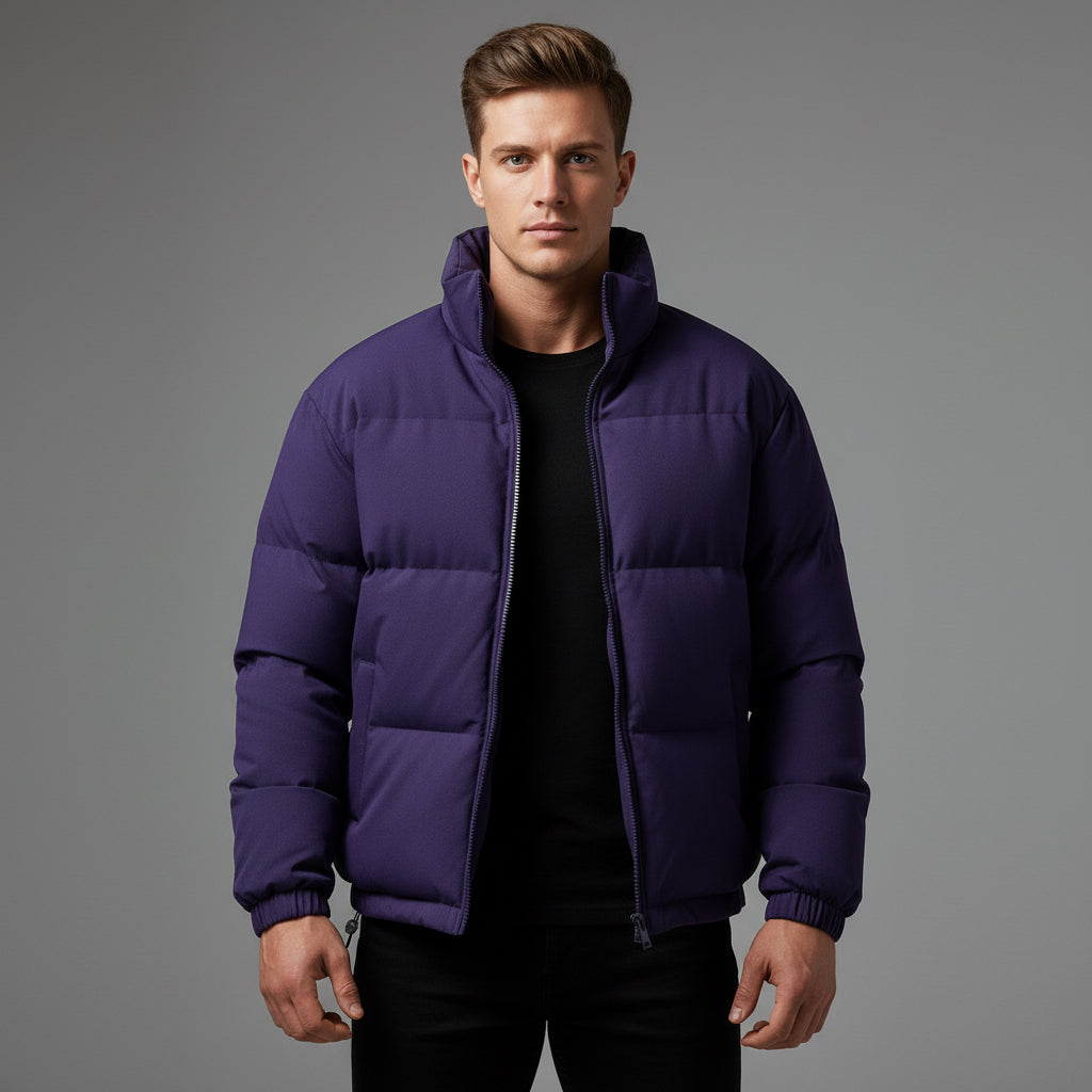 Thick Warm Down Casual Loose Cotton Padded Jacket Couple
