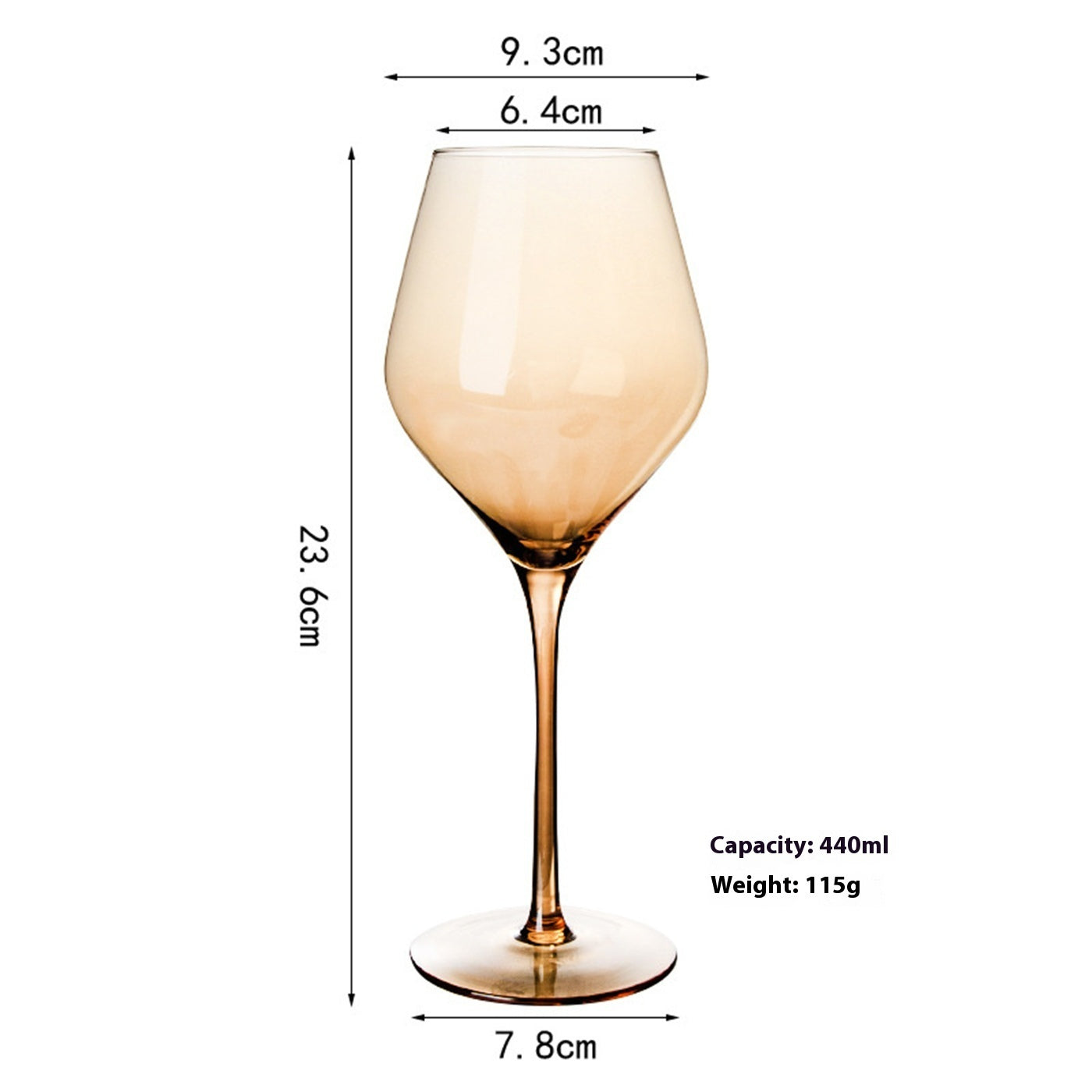 Golden Red Wine Glass Household Decanter