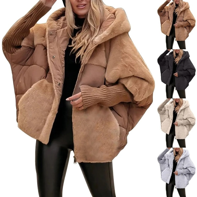 Cotton Coat Faux Fur